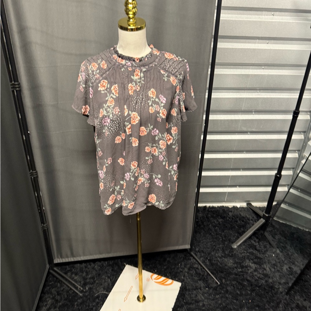 Floral Gray Shirt for Women